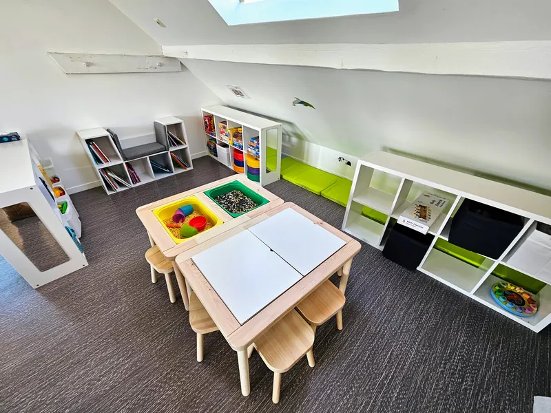 La salle de jeux de la crèche
